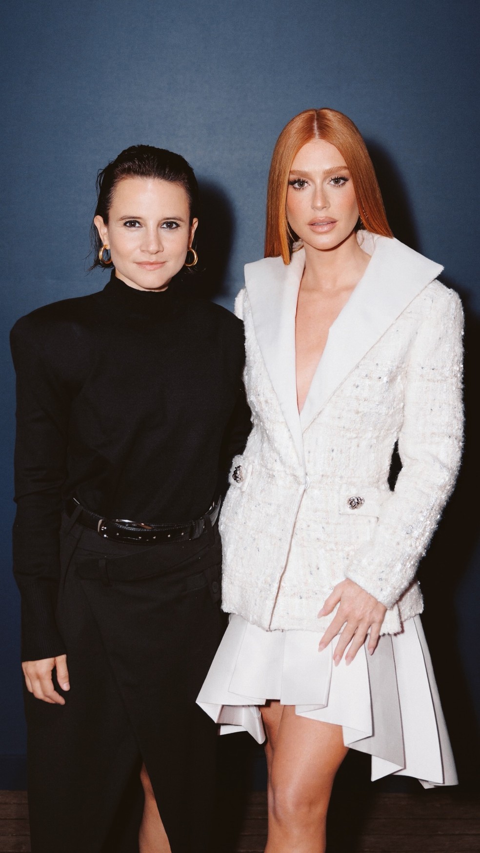 Bianca Comparato e Marina Ruy Barbosa divulgam série 'Tremembé' — Foto: Brazil News