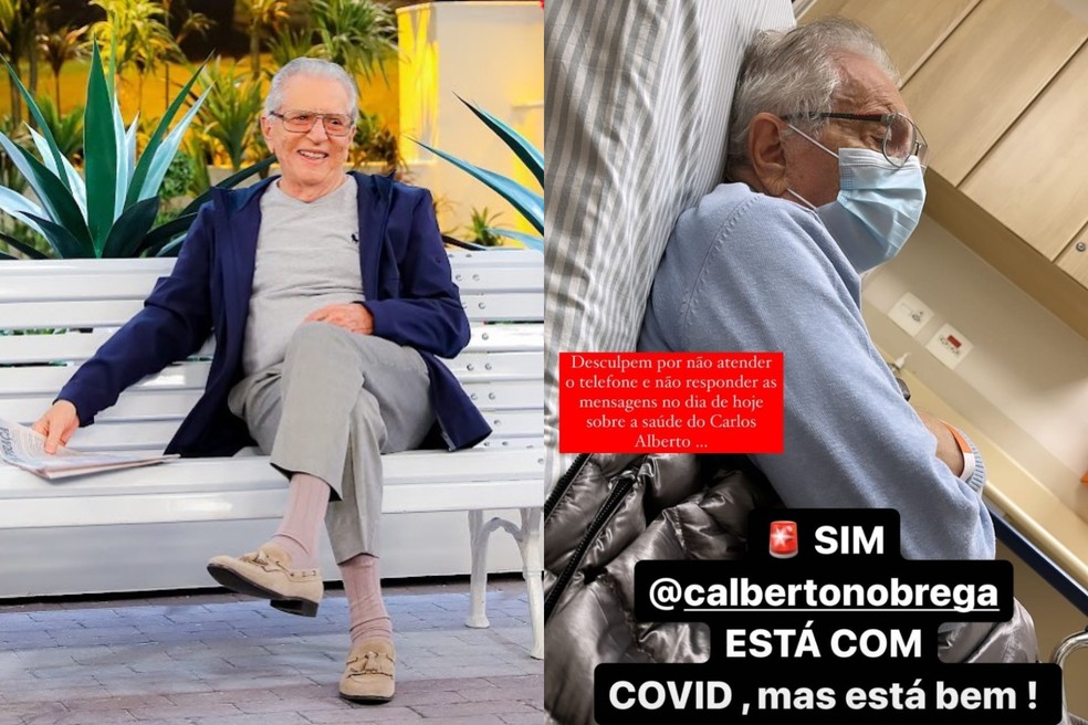 Carlos Alberto de Nóbrega é internado em SP — Foto: Instagram