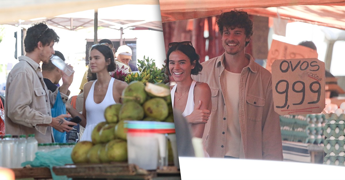Shawn Mendes e Bruna Marquezine curtem feira no Rio com os sogros
