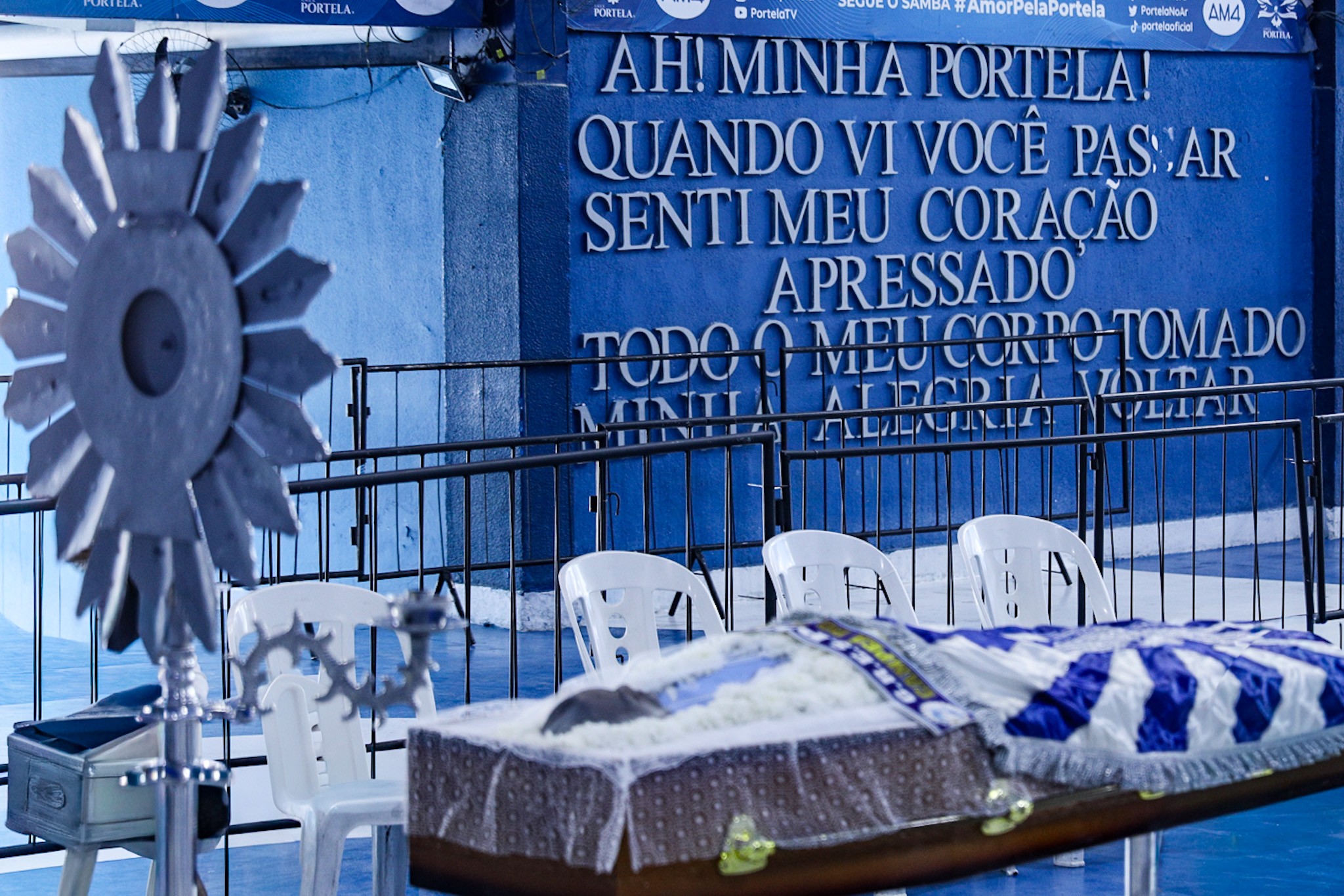 Gilsinho da Portela: velório do intérprete acontece na quadra da escola