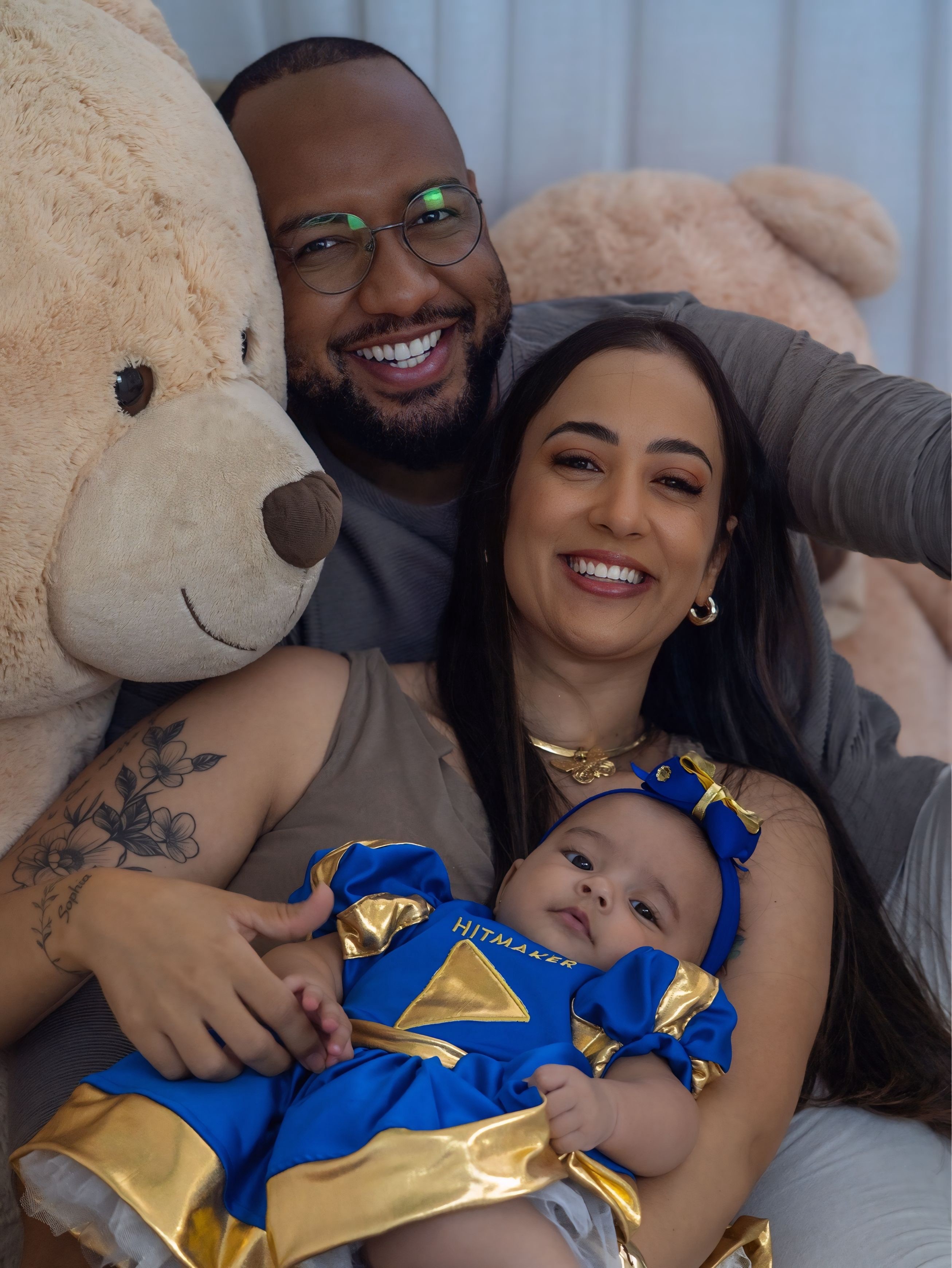 Sudário celebra mesversário da filha com temática do Hitmaker: 'A estrela da nossa casa'