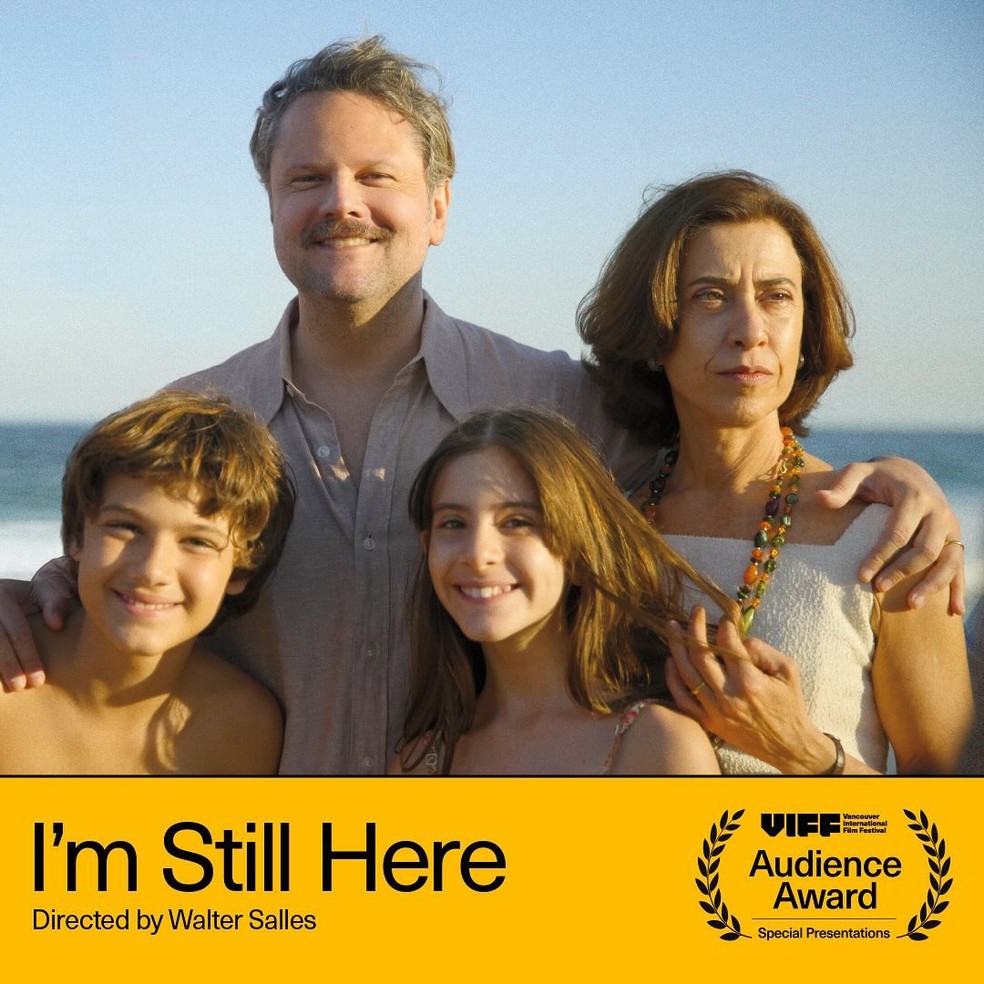'Ainda Estou Aqui' vence premiação em festival de cinema do Canadá — Foto: Reprodução/Instagram