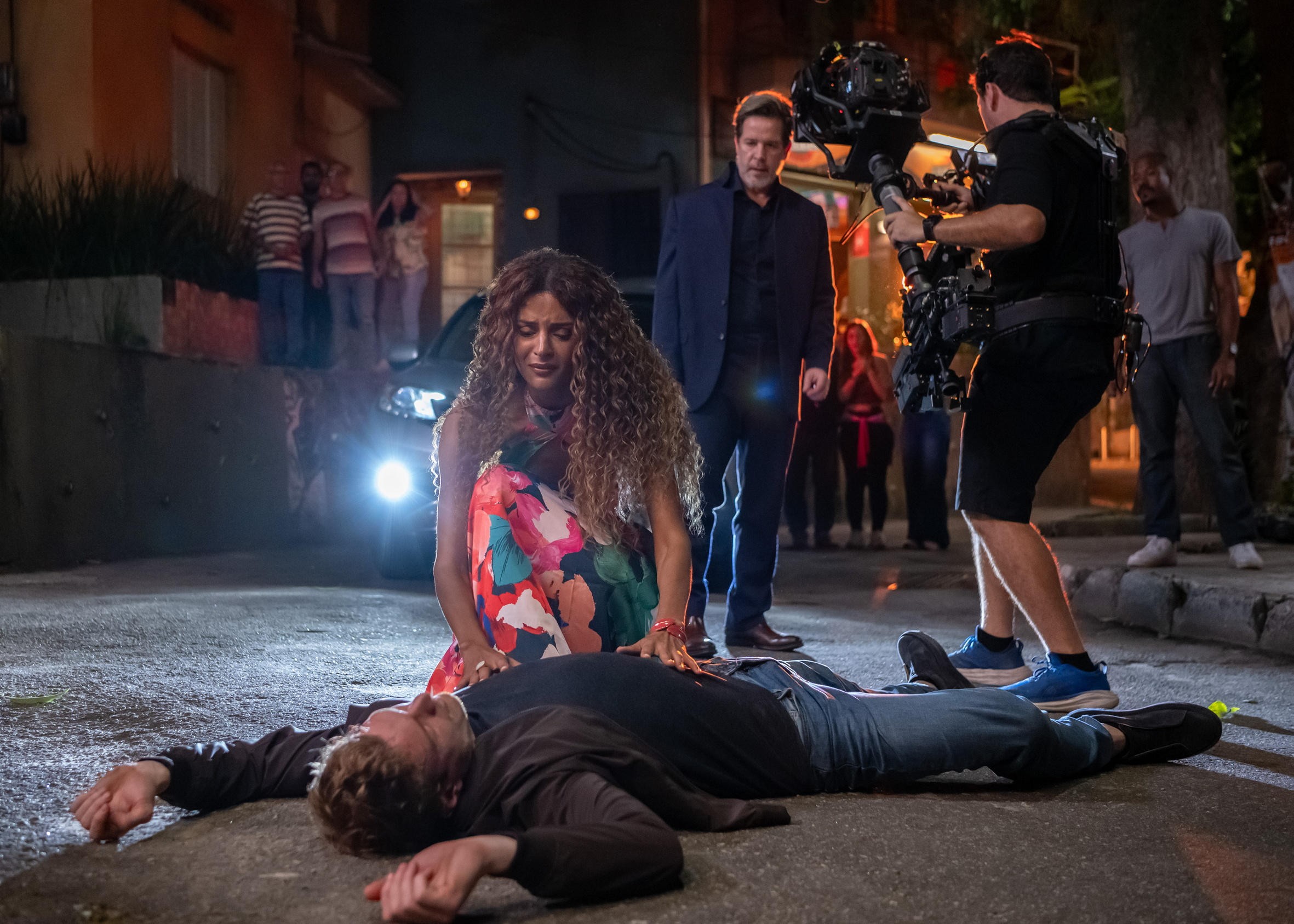 Luz, câmera, ação: veja os bastidores do atropelamento de Leo por Ferette em Três Graças