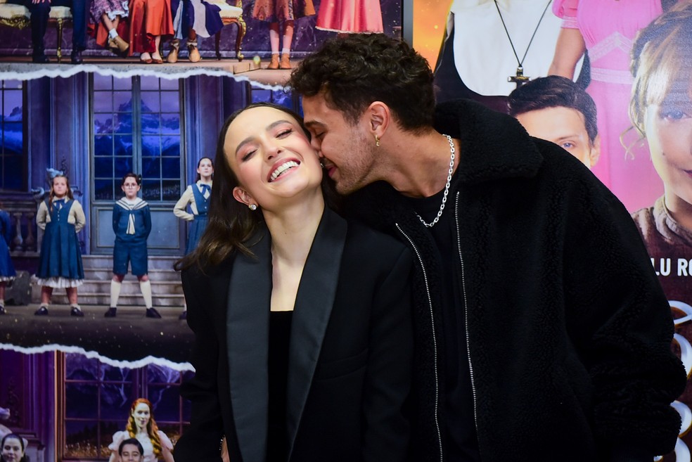 Larissa Manoela e André Luiz Frambach — Foto: Andy Santana / Brazil News