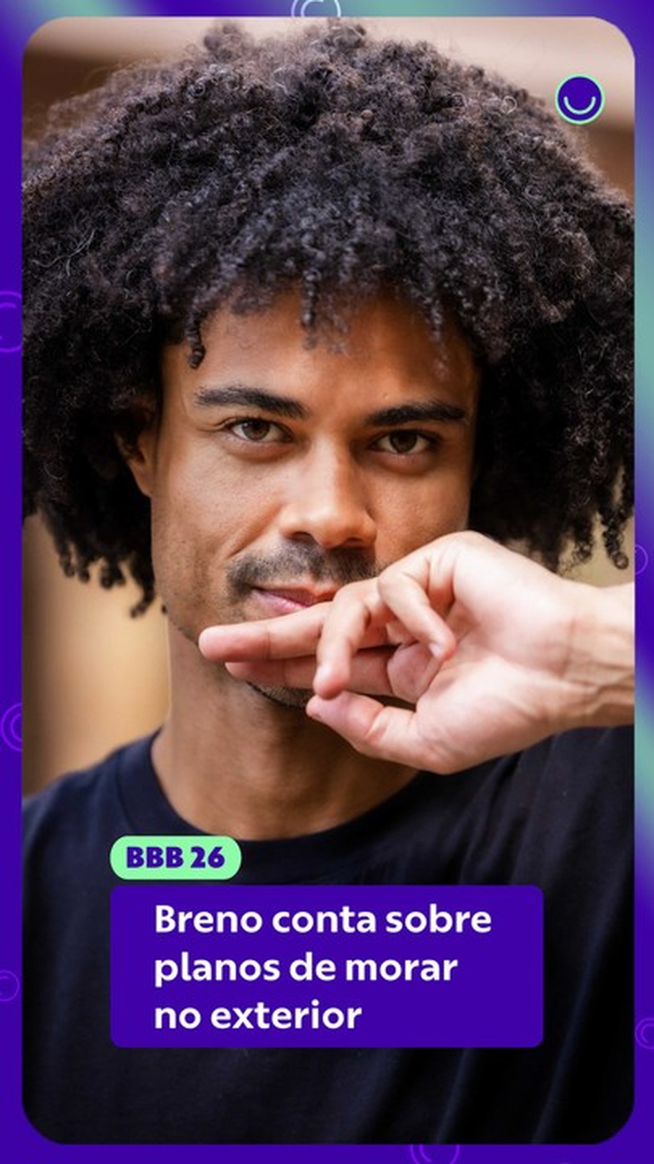 Eliminado do BBB 26, Breno revela desejo de morar fora do país: 'Projeto que pretendo realizar'