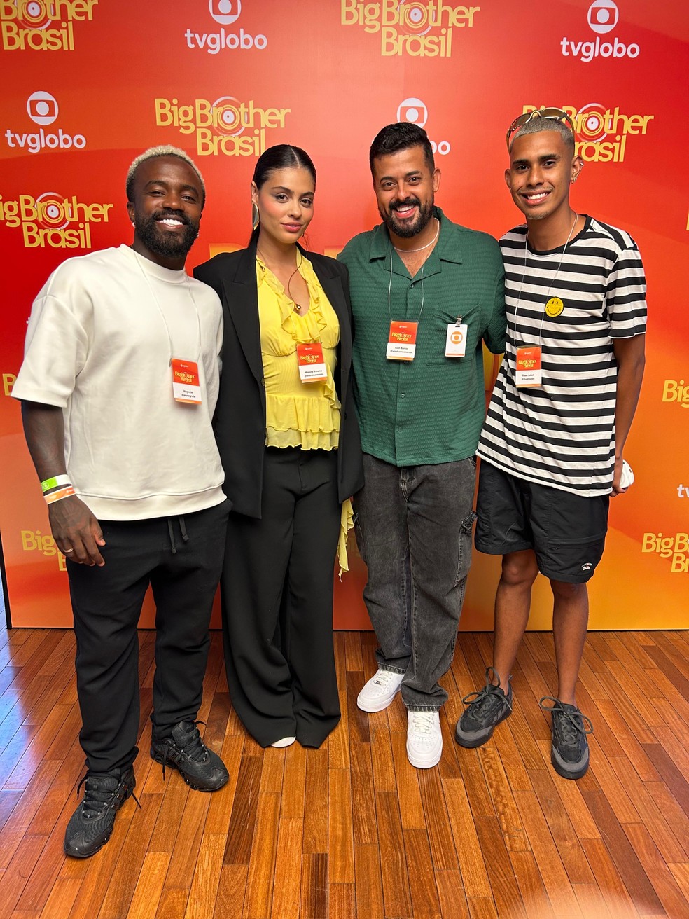 Negrete, Menina Veneno, Allan Barros e Ruan Juliet — Foto: gshow/Jacyara Pianes