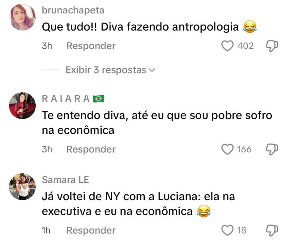Internautas comentam vídeo protagonizado por Luciana Gimenez nas redes — Foto: Reprodução/TikTok