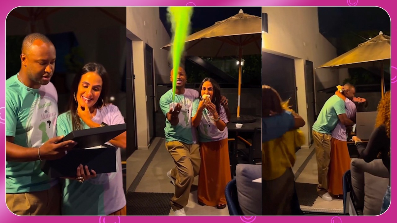 Choro e 'simplicidade': veja reações de fãs e famosos à chá revelação do filho de Thiaguinho e Carol Peixinho