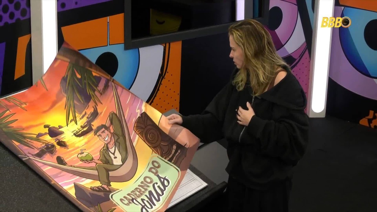 Ana Paula risca o nome de Jonas em desafio Barrado no Baile: 'Acho que vou dormir mesmo'