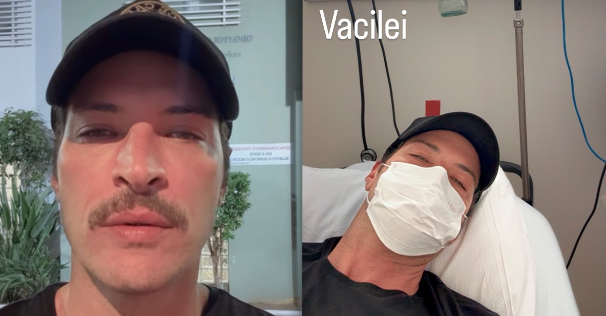 Leandro Lima recebe alta após ingerir gasolina sem querer e brinca: 'Me sentindo um Fusca'