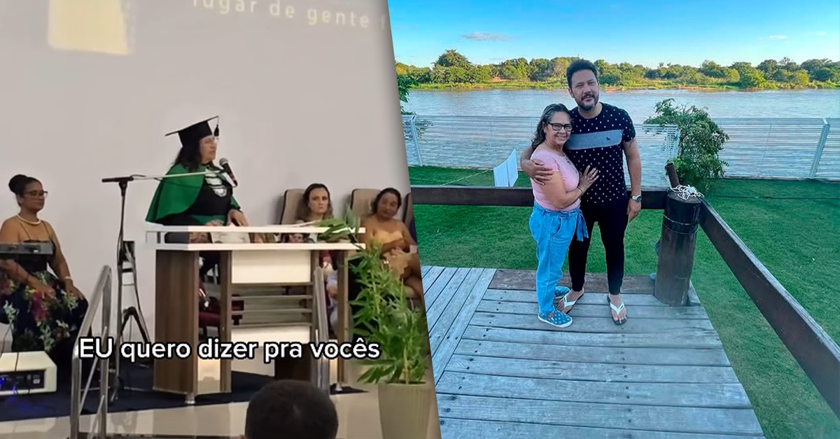 Mãe de João Bosco, da dupla com Vinicius, se forma aos 66 anos na faculdade e emociona web: 'Inspiração'