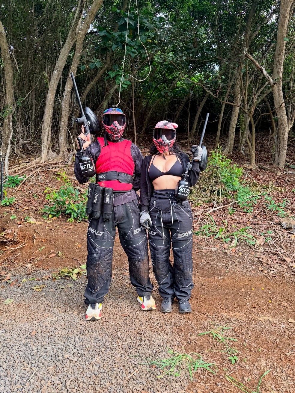 Lewis e Kim — Foto: Reprodução/Instagram