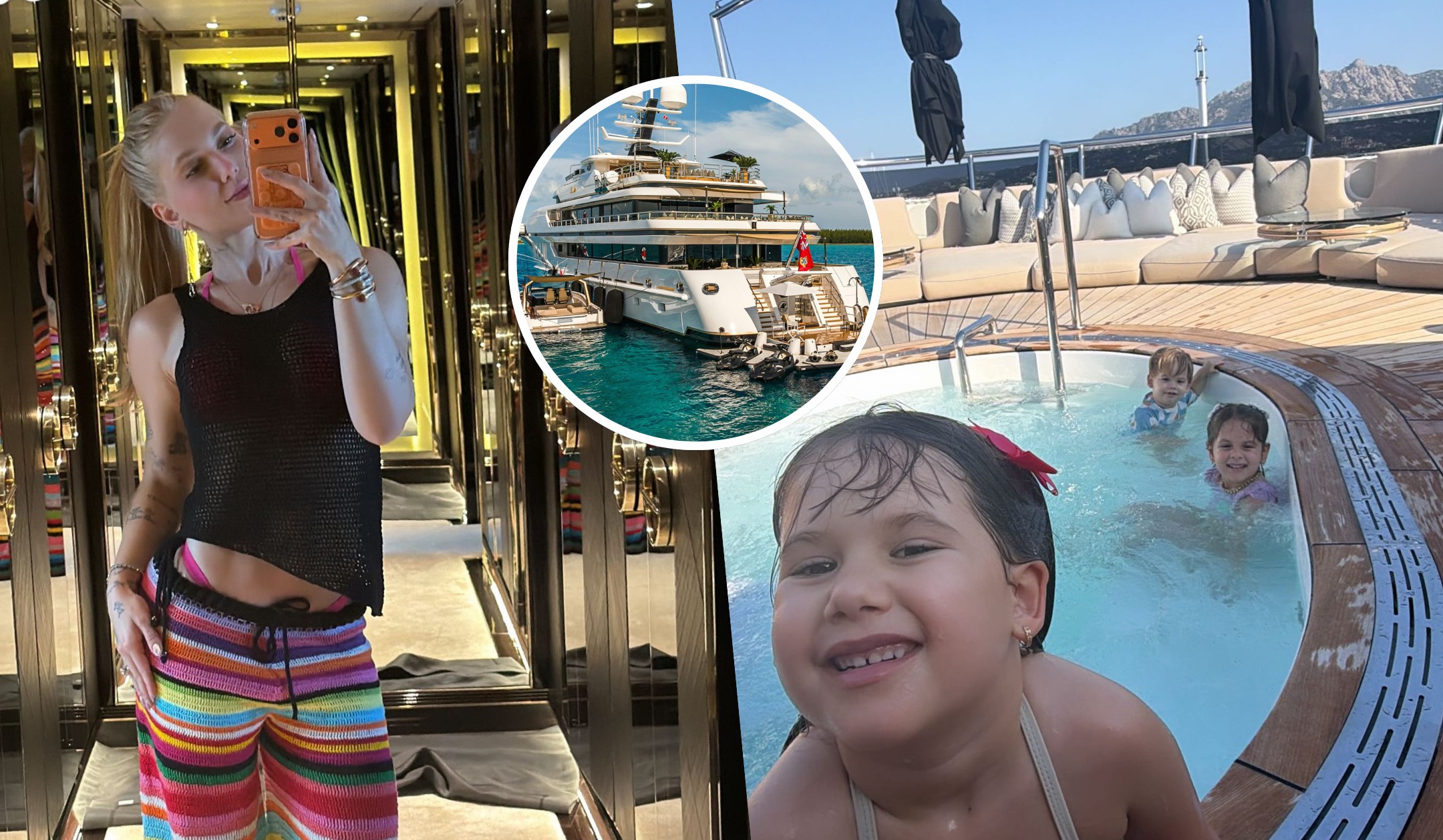 Virginia Fonseca desfruta de férias luxuosas em superiate na Itália