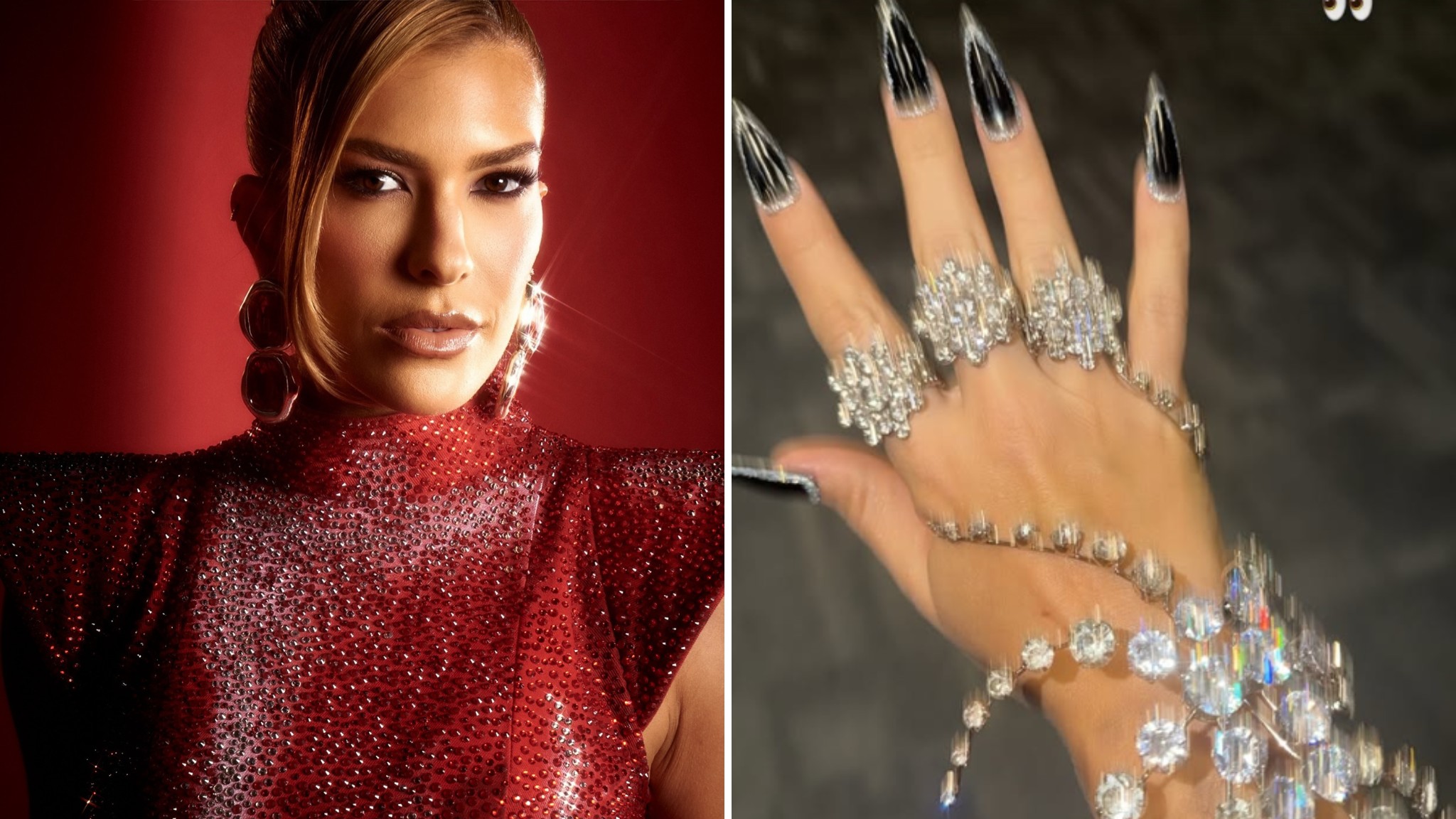 Lore Improta vai ao ensaio de rua da Unidos do Viradouro, no Rio