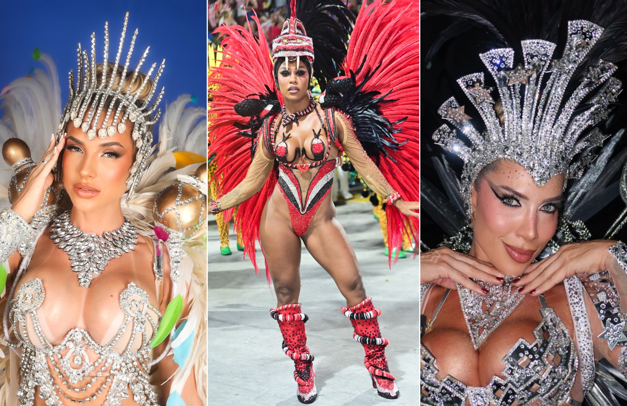 Galo na cabeça, bolhas nos pés, dores nas pernas: musas revelam perrengues nada glamourosos no pós-Carnaval