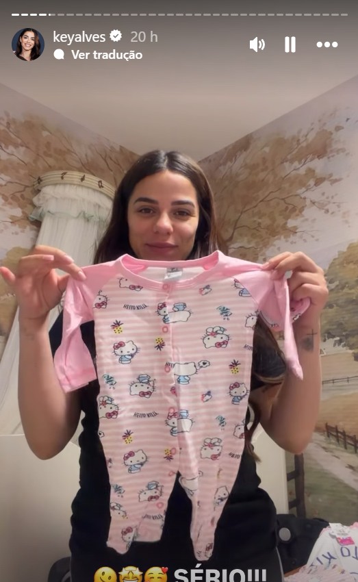 Key Alves faz contagem regressiva para nascimento da filha e exibe enxoval