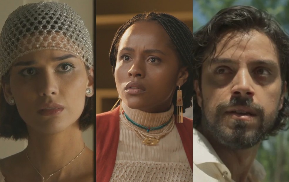 A Nobreza do Amor: Virgínia coloca 'espião' para investigar Alika e Omar — Foto: Reprodução/TV Globo