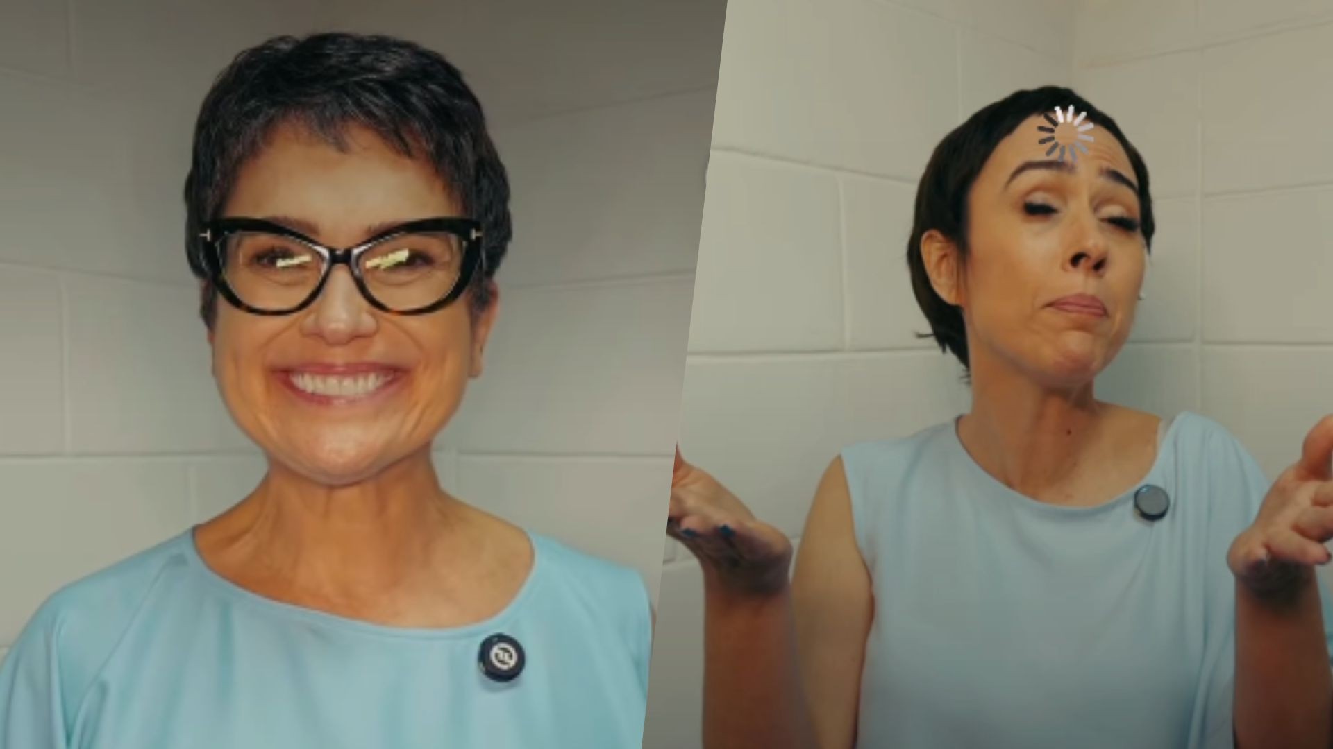 Sandra Annenberg entra em brincadeira da imitação viral de Tatá Werneck
