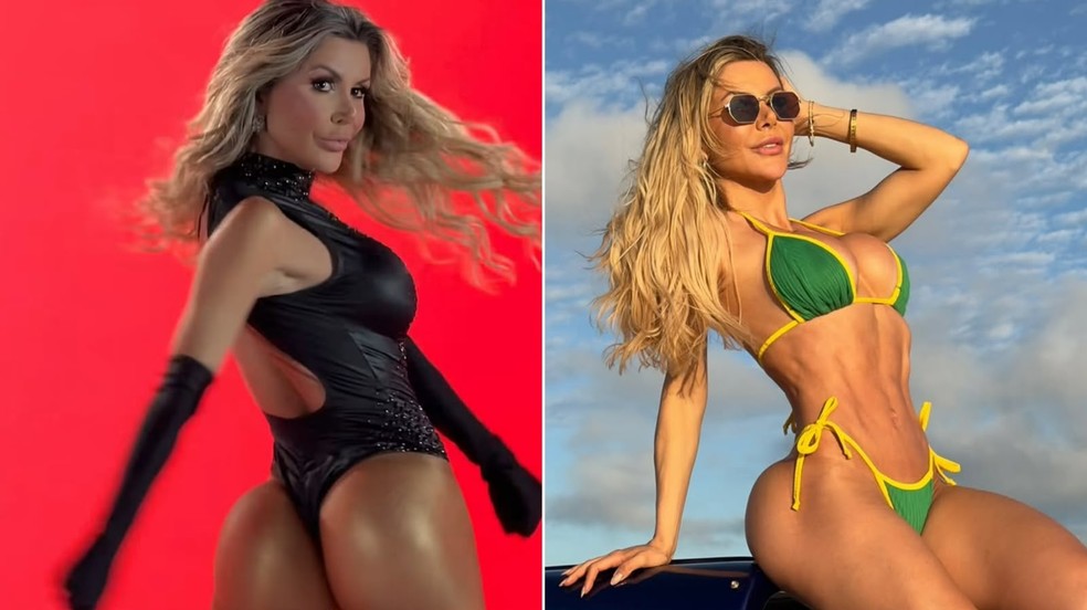 Lane Cavalcante compartilha vídeos de dança e muitas fotos de biquíni nas redes — Foto: Reprodução/Instagram