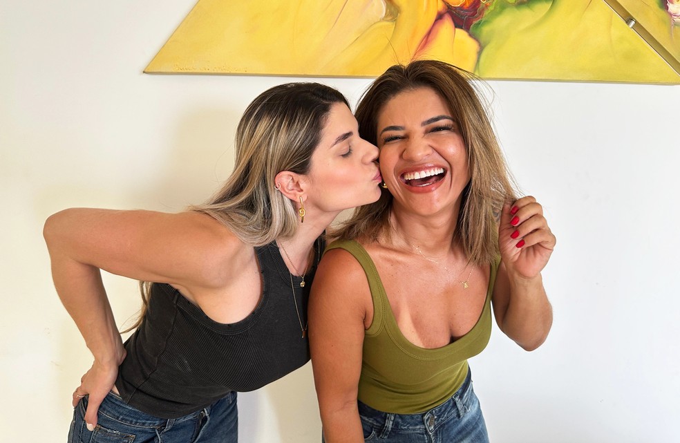 Nicole e Paula disputam vaga no BBB 25 — Foto: Juliana Hippert; gshow