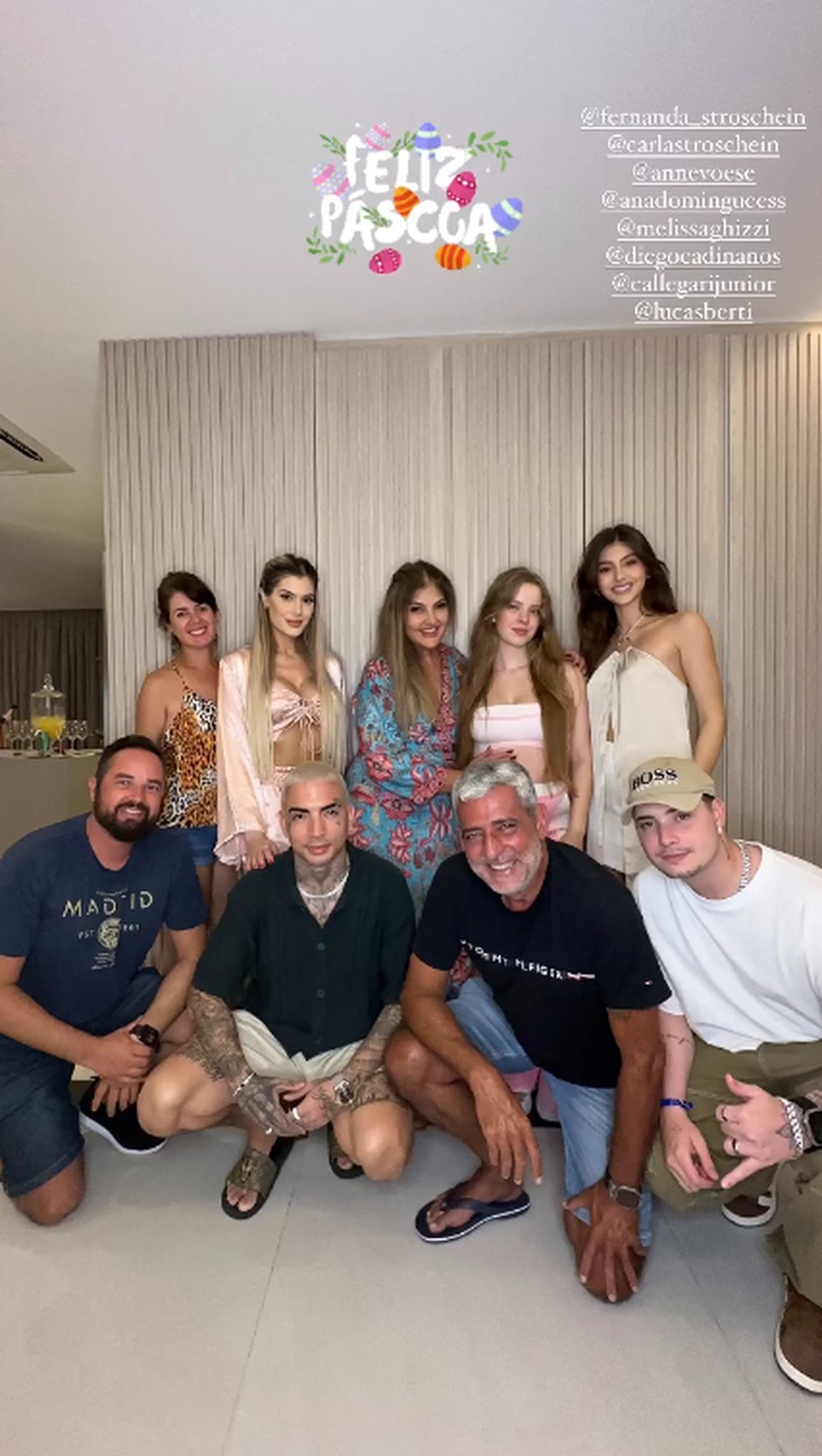 MC Guim&ecirc; passa a P&aacute;scoa com a fam&iacute;lia da nova namorada, Fernanda &mdash; Foto: Reprodu&ccedil;&atilde;o/Instagram