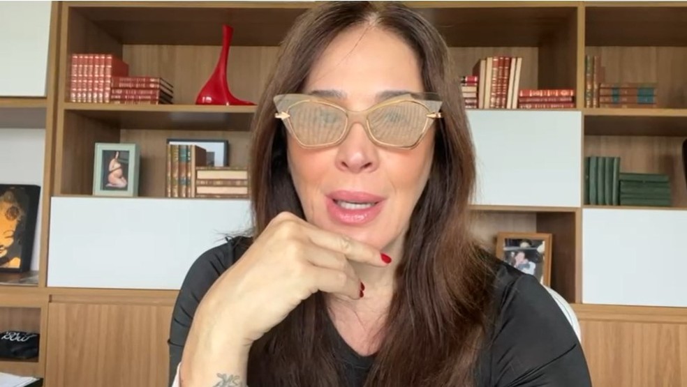 Claudia Raia faz homenagem a Ney Latorraca — Foto: Reprodução do Instagram