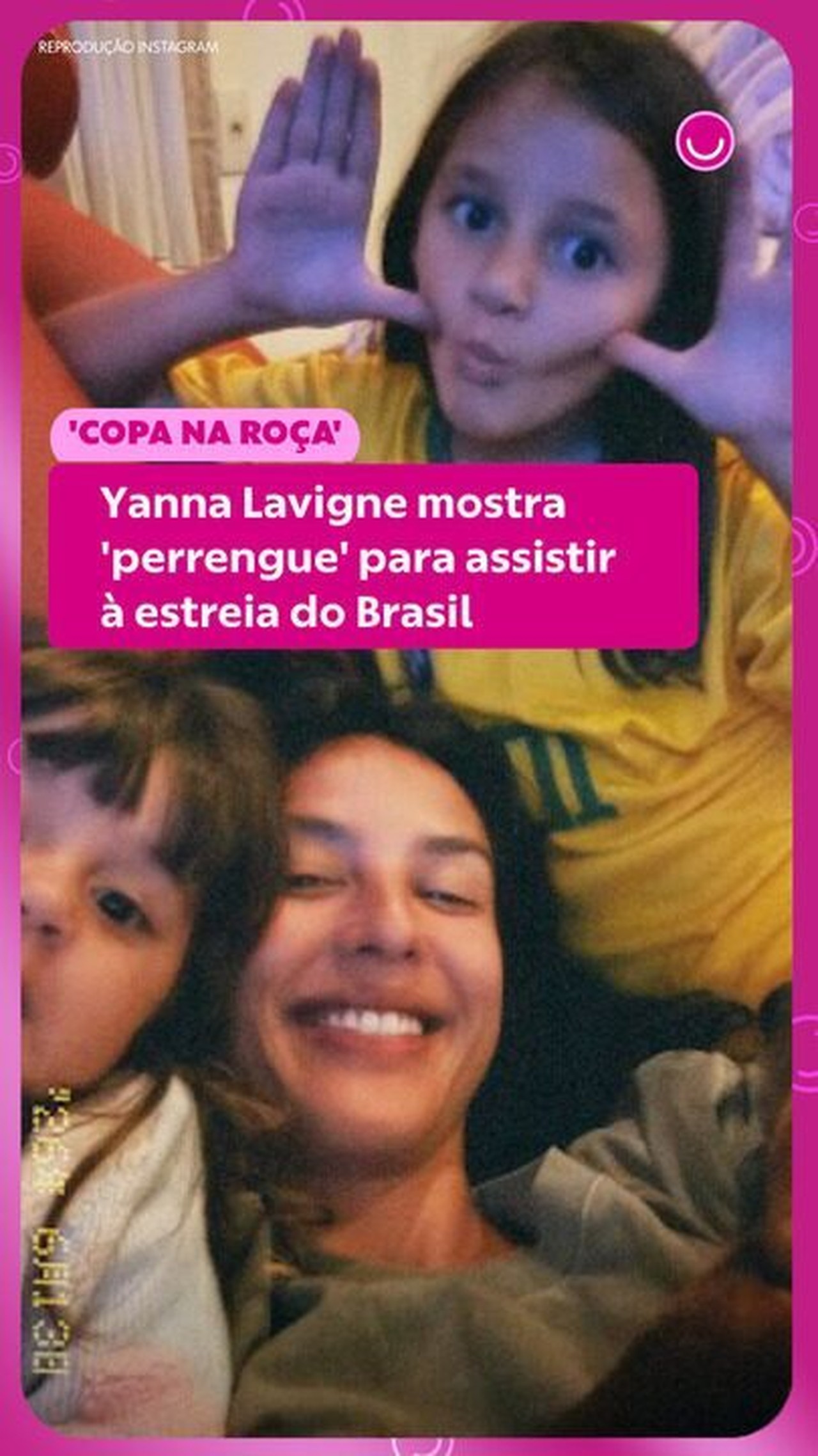 Yanna Lavigne mostra 'perrengue' para assistir à estreia do Brasil: 'Copa na roça'