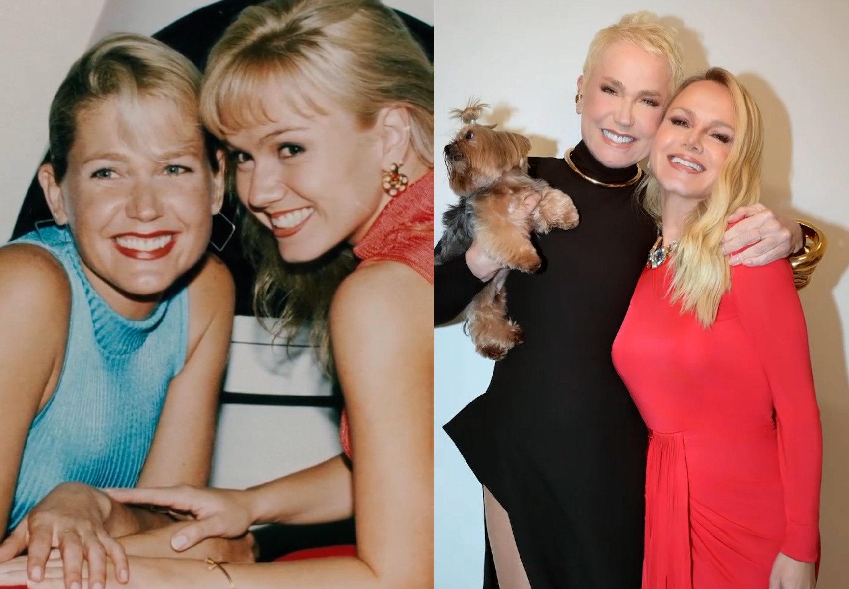 No aniversário de Eliana, Xuxa resgata fotos que celebram anos de amizade
