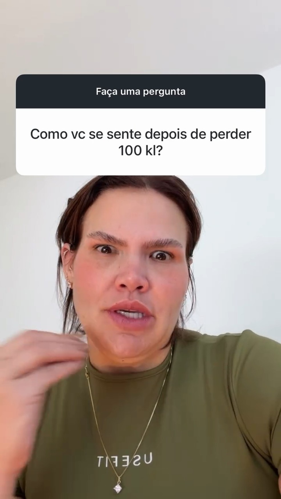 Após perder 108 kg, Thais Carla revela: 'Ainda não vejo que emagreci isso tudo' — Foto: Reprodução/Instagram