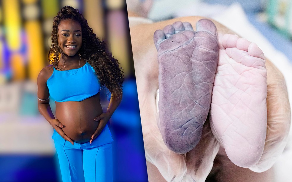 Nasce filho de Lorena Raissa — Foto: Reprodução/Instagram