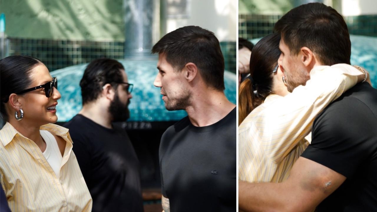 Ex-noivos, Mari Gonzalez e Jonas Sulzbach se encontram em almoço; ex-BBBs têm uma mansão juntos