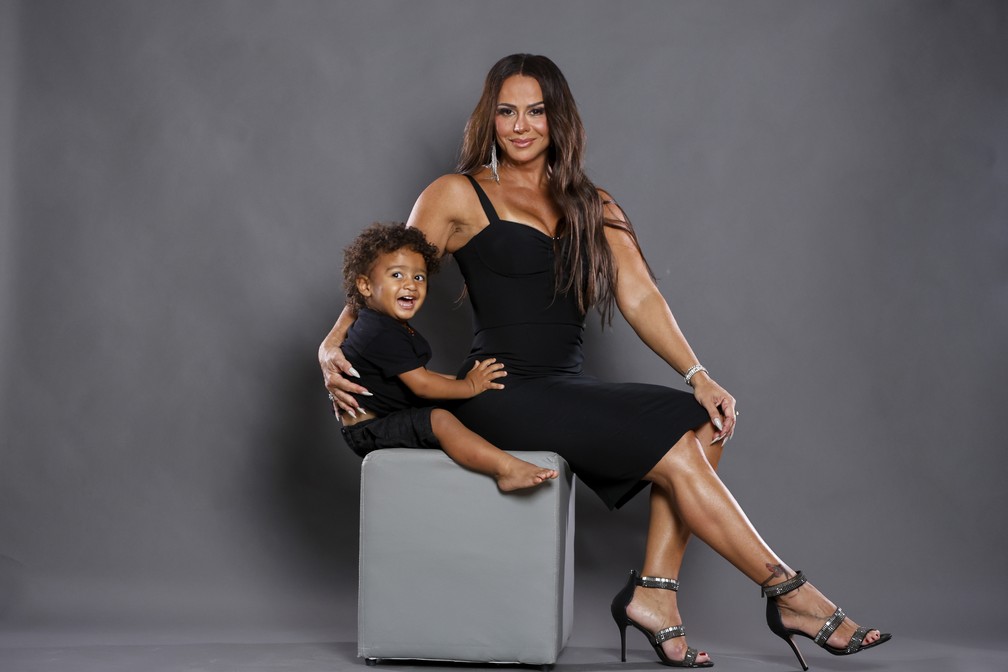 Viviane Araujo e Joaquim — Foto: Marcos Serra Lima/gshow