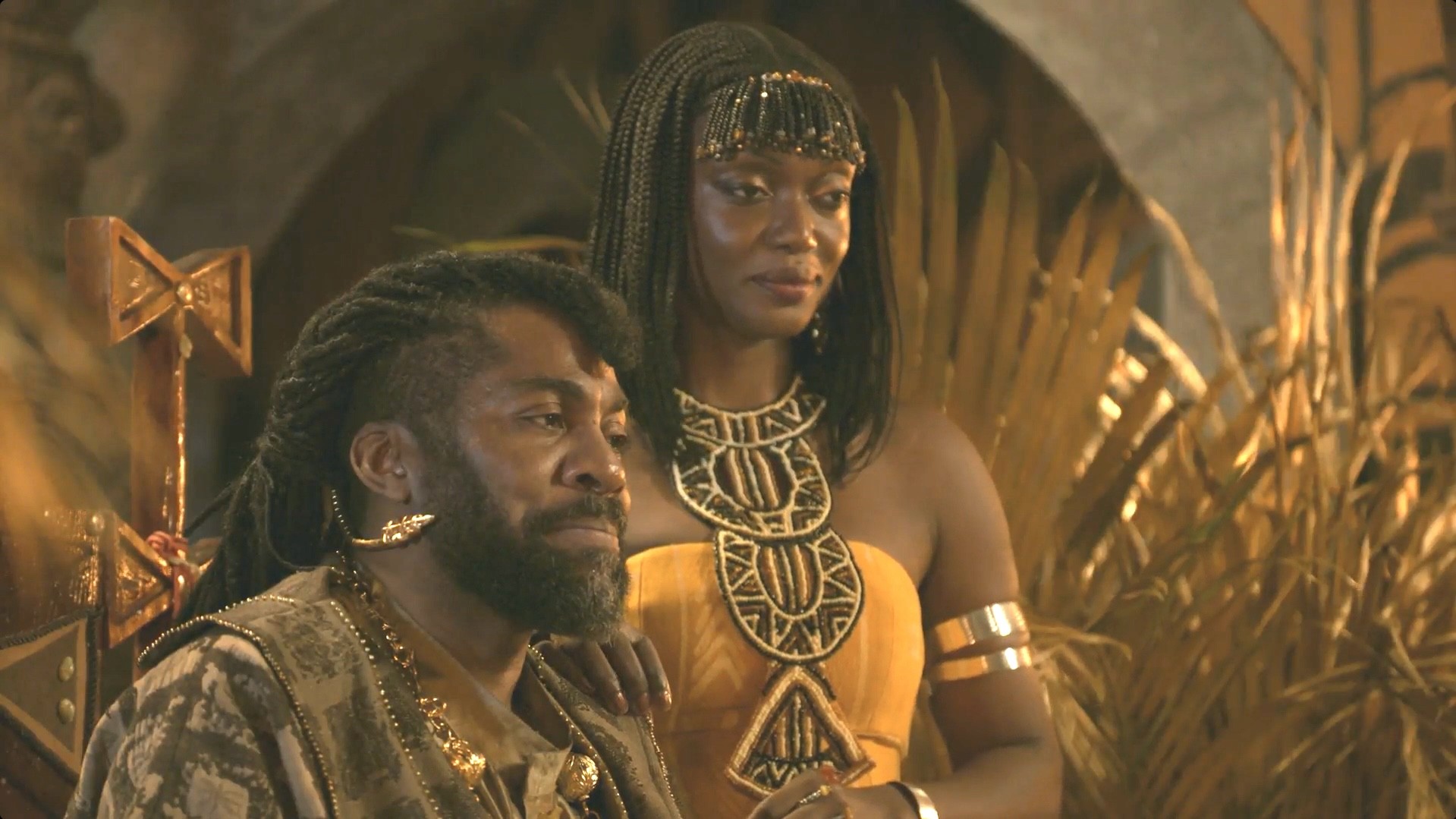 A Nobreza do Amor: Binta sugere que Jendal obrigue Kênia a se casar com carrasco | Gshow