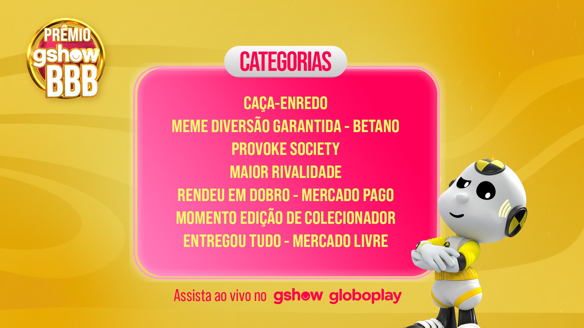 Prêmio gshow BBB 26: confira e vote nas categorias