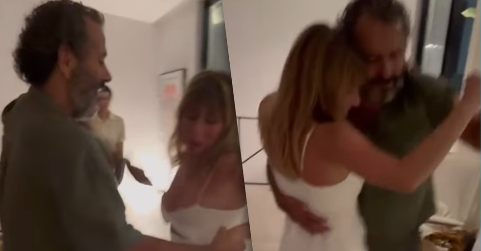 Marcos Palmeira dança com a filha Julia Mautner na celebração dos seus 18 anos e encanta — Foto: Instagram