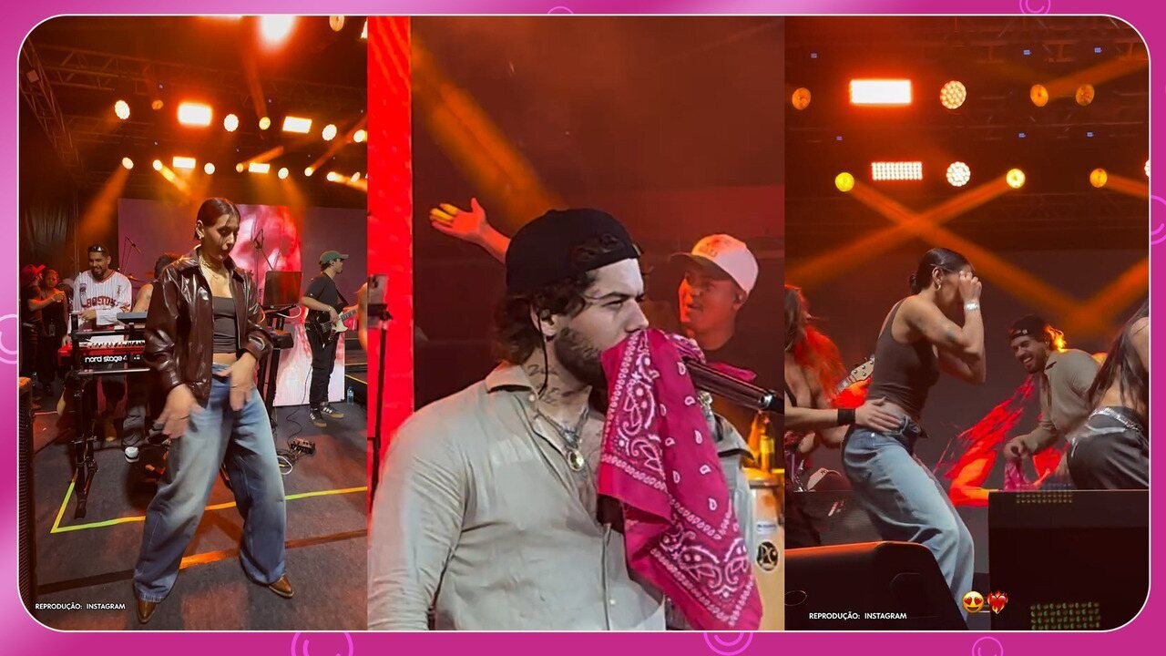 Penetra? Ana Castela 'integra' balé de Zé Felipe e arrasa nas coreografias em show do namorado