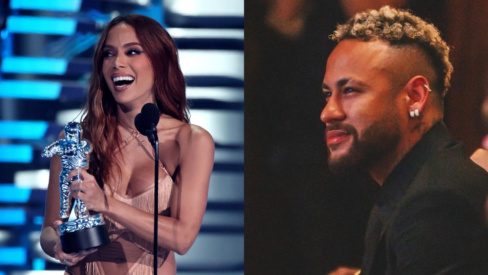 Anitta e Neymar — Foto: Dia Dipasupil/Getty Images/Reprodução