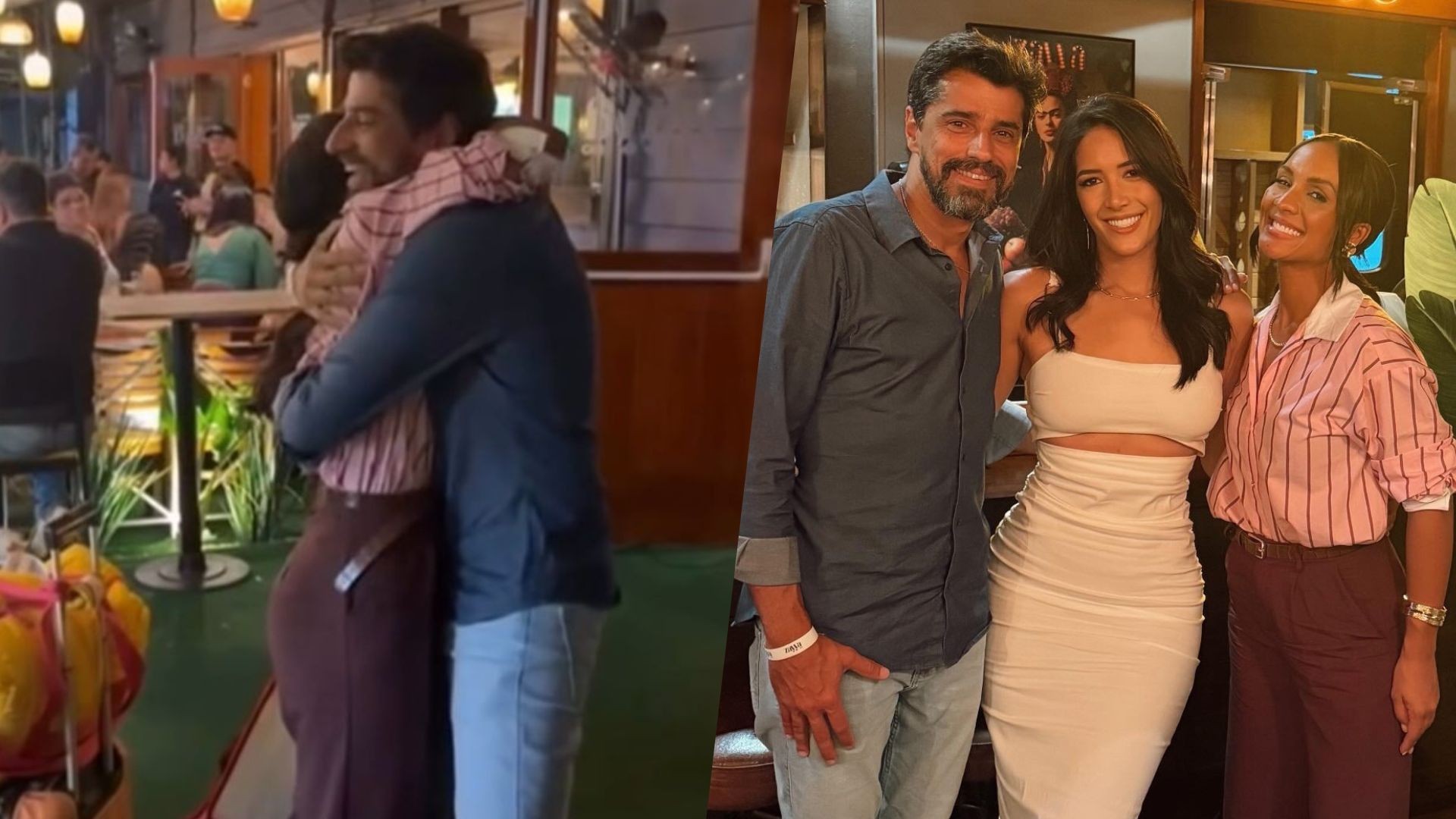 Alberto Cowboy e Maxiane se abraçam em primeiro reencontro fora do BBB 26: 'Quanto tempo'