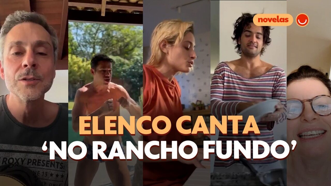 Elenco canta tema de No Rancho Fundo em vídeo divertido; veja! | No
