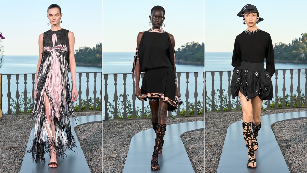 Desfile de Emilio Pucci, na Itália — Foto: Reprodução/Instagram