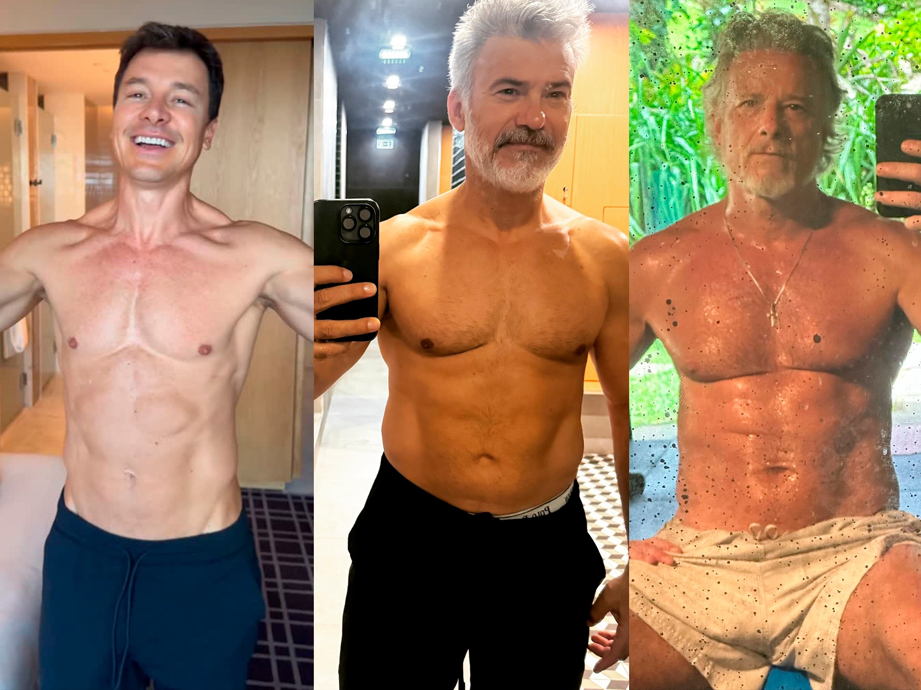 De Rodrigo Faro a Leonardo Vieira, veja como estão os galãs de 50+