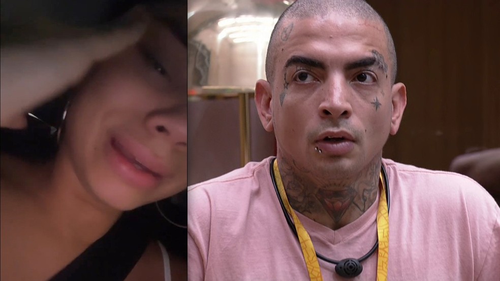 Lexa chora após MC Guimê ser eliminado do BBB 23 — Foto: Reprodução