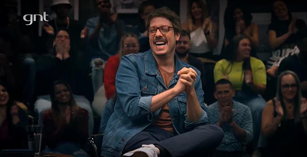 Fábio Porchat fala de massagem tântrica no Que História É Essa, Porchat? — Foto: GNT