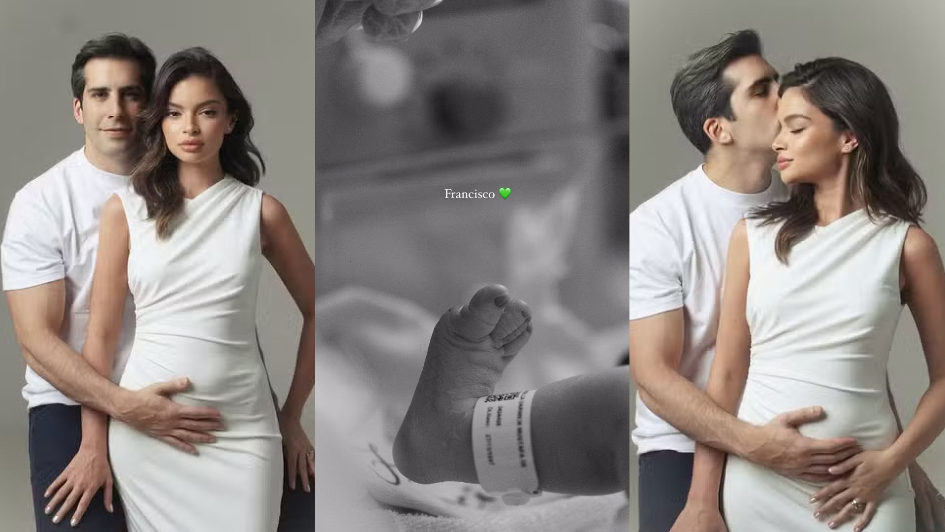 Gabriella Mustafá celebra o nascimento do primeiro filho, Francisco