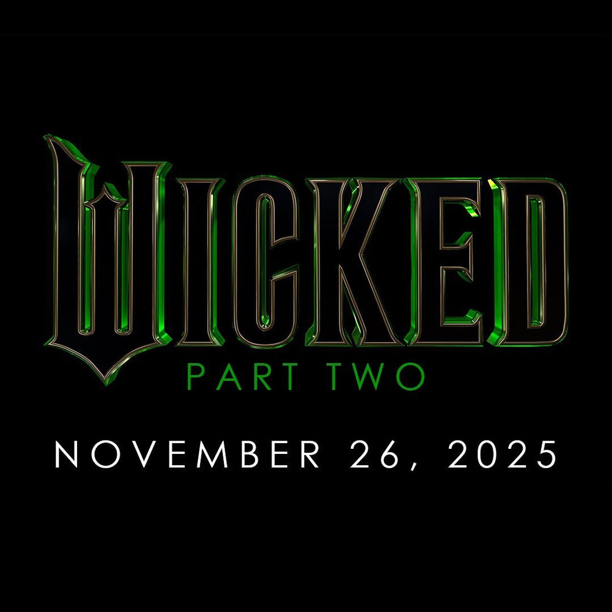 'Wicked Parte 2' ganha data de lançamento e Ariana Grande comenta