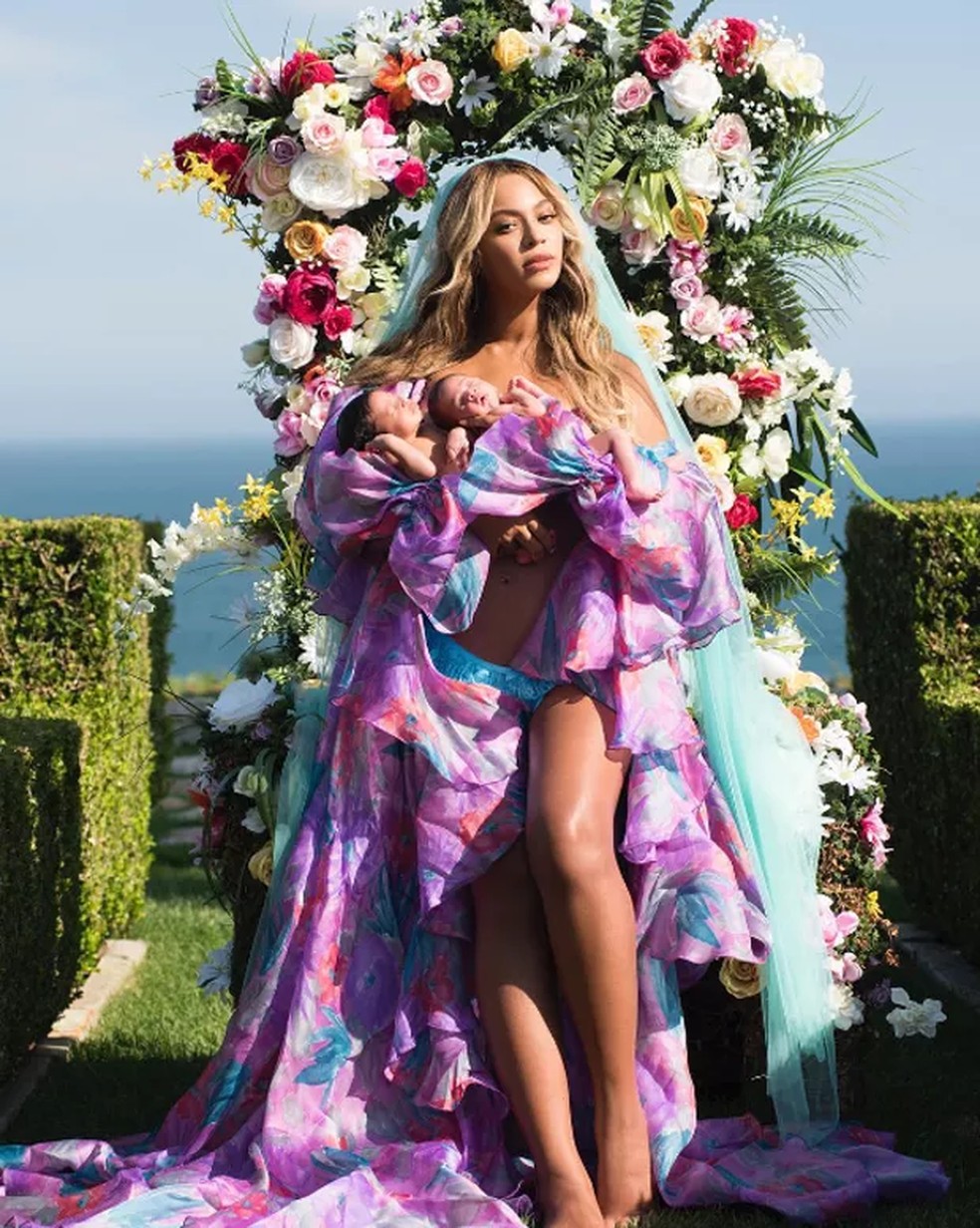 Gmeos de Beyonc completam 6 anos  Foto: Reproduao/Instagram