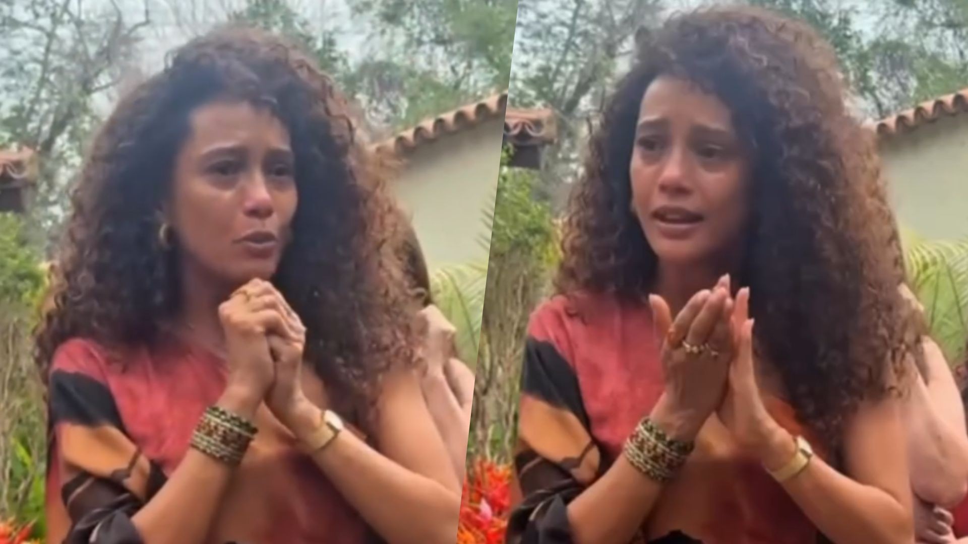 Taís Araujo chora nos bastidores de Vale Tudo e faz agradecimento: 'Fui profundamente afetada pelo carinho'