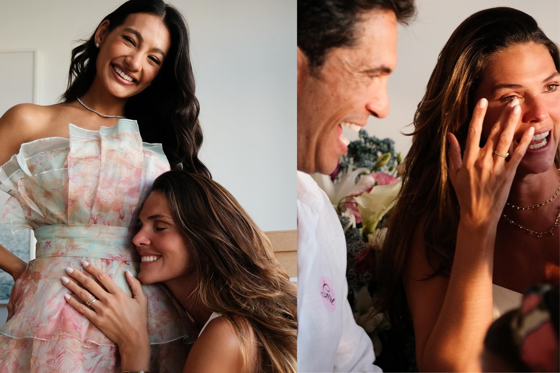 Daniella Sarahyba se emociona com convite para ser madrinha da 1ª filha do irmão: 'Amor enorme'