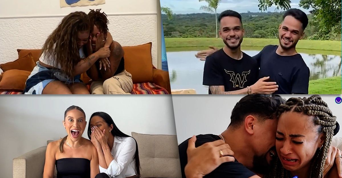 Confira a reação das duplas de Pipocas ao descobrir que estariam no BBB 25!