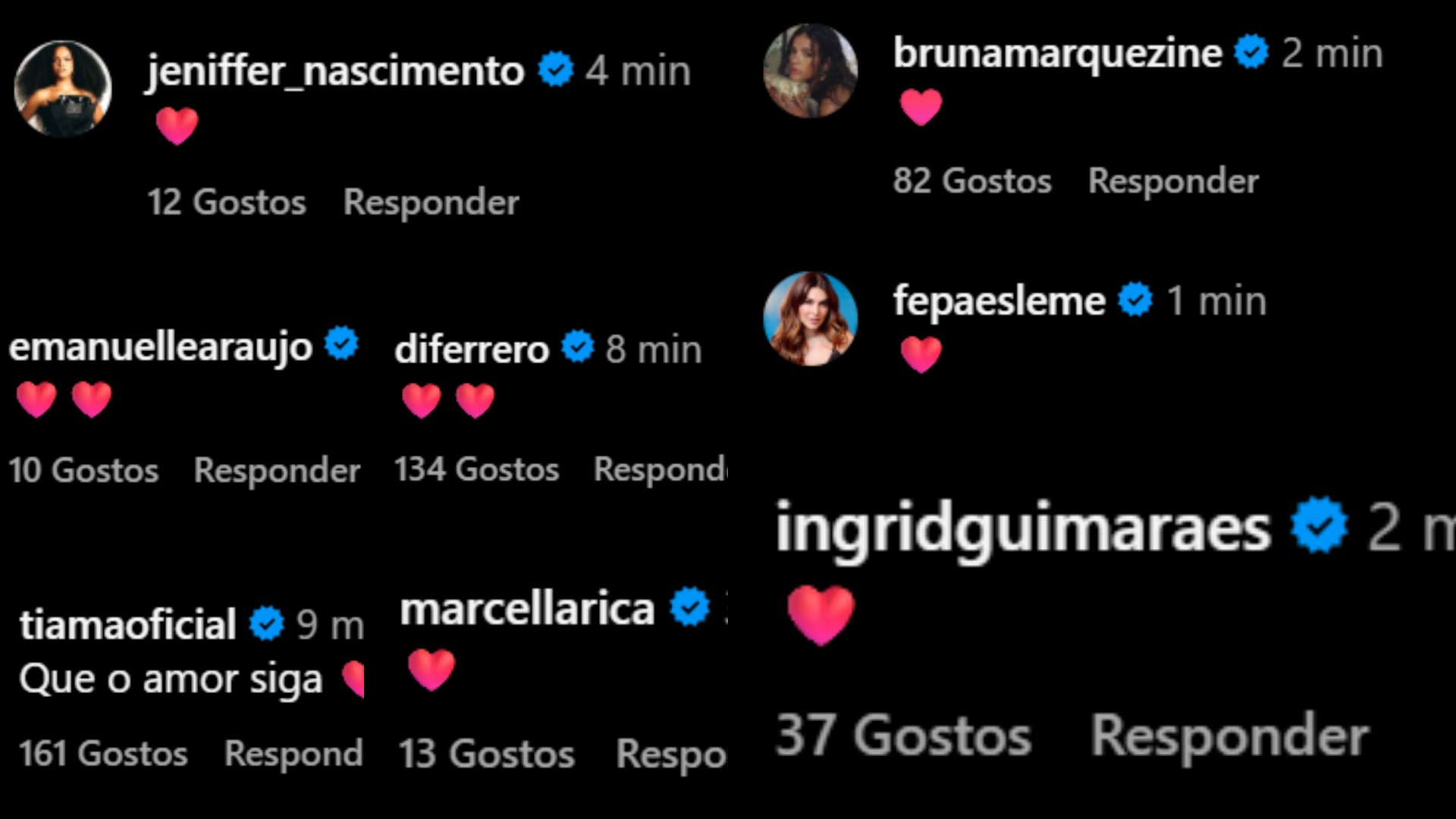 Famosos enviam mensagens para Ivete Sangalo após nota de separação: 'Te amamos muito'